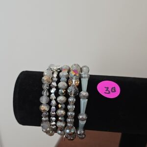 Erimish Multi-Tone Beaded Bracelet Set (NWOT)